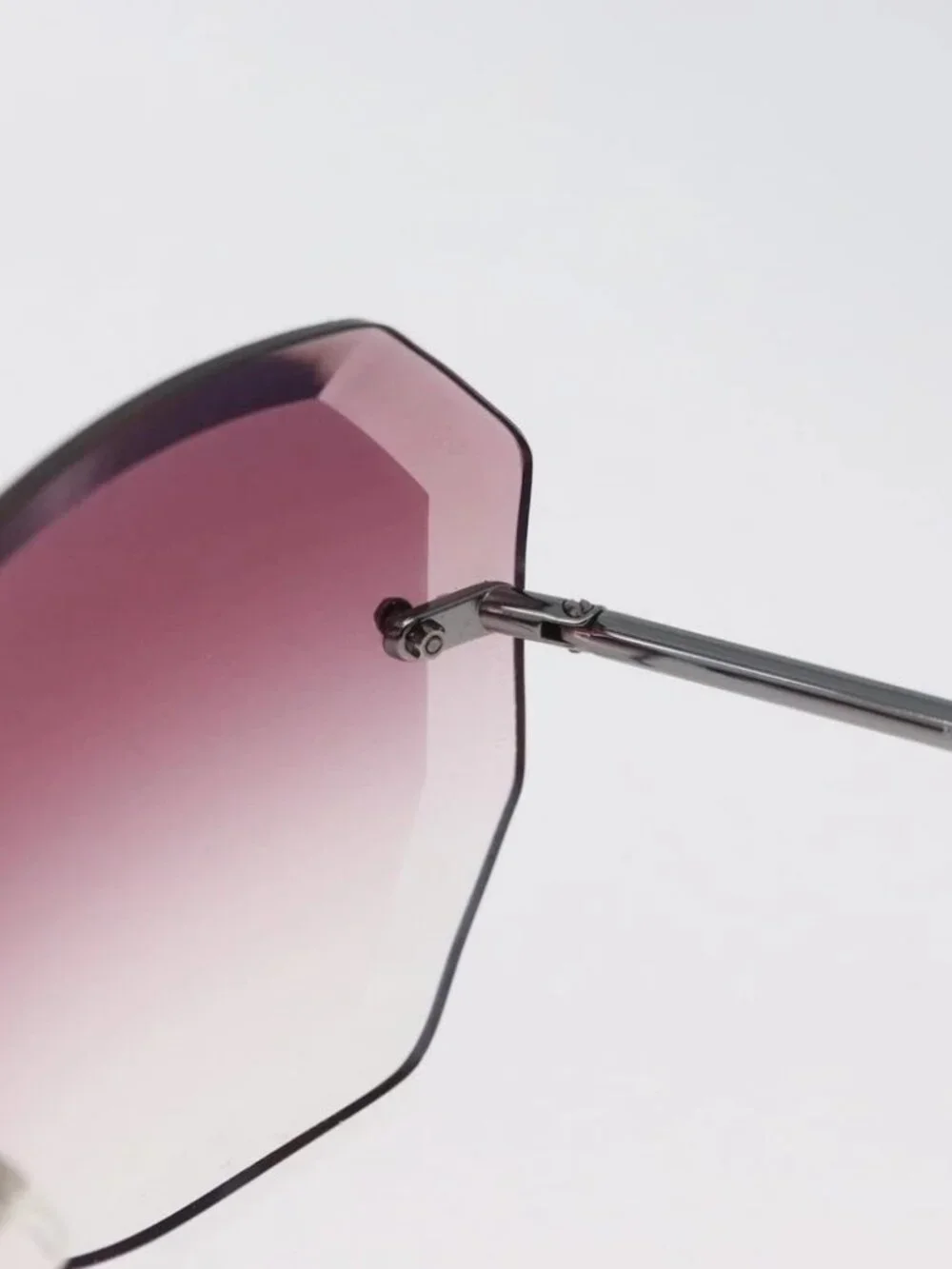 CHANEL Sunglasses metal Bordeaux CC Auth SW2292V